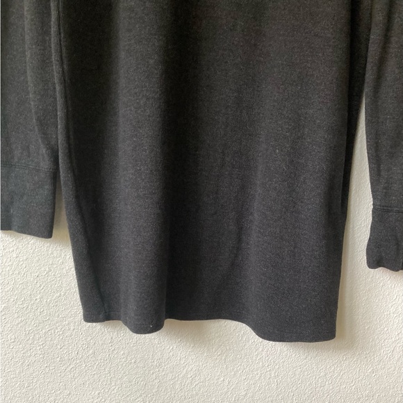 Wilfred Free Grey 68%Cotton 23%Modal Oversized Long Top size M - Picture 3 of 12